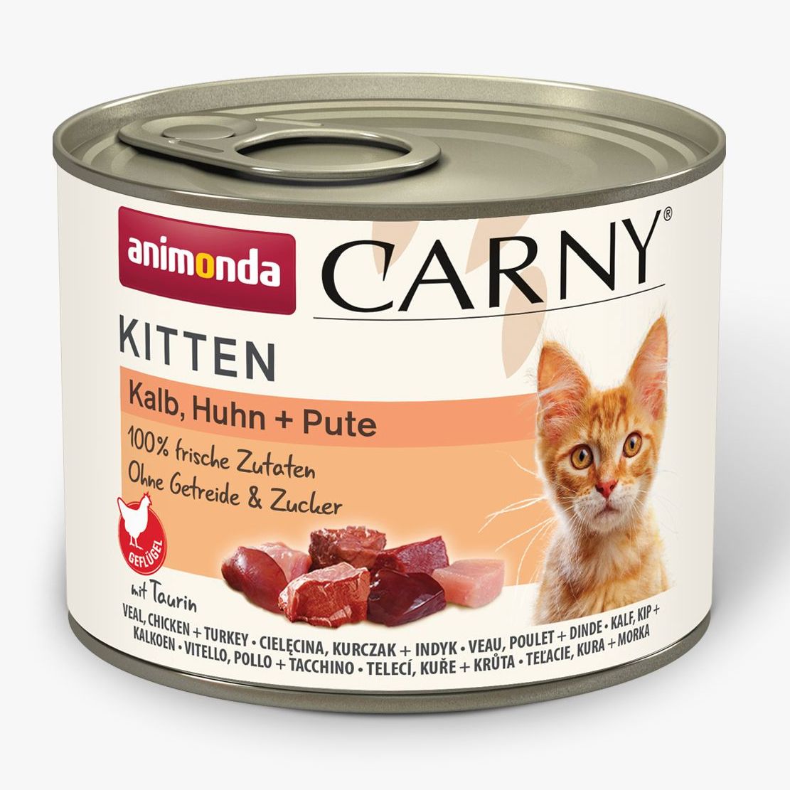Animonda Carny Kitten - teleće, piletina i puretina 200 g