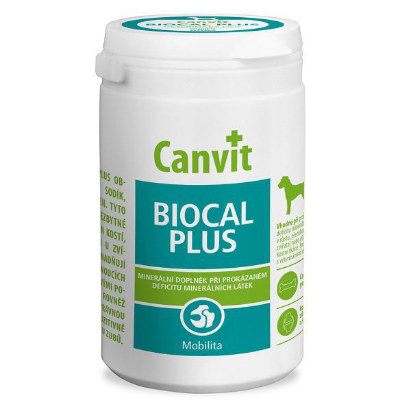 Canvit Biocal Plus - tablete s kalcijem za pse 500 tbl. / 500 g