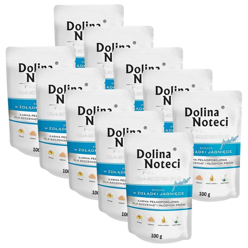 Dolina Noteci Premium Junior Small Breed Lamb Stomachs 10 x 100 g