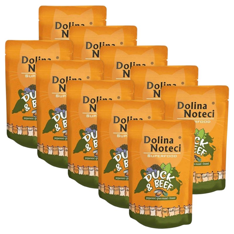Dolina Noteci Superfood Cat Duck & Beef 10 x 85 g