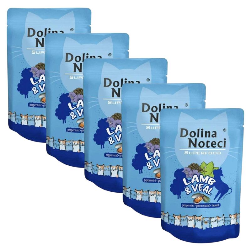 Dolina Noteci Superfood Cat Lamb & Veal 5 x 85 g