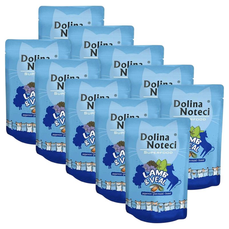 Dolina Noteci Superfood Cat Lamb & Veal 10 x 85 g