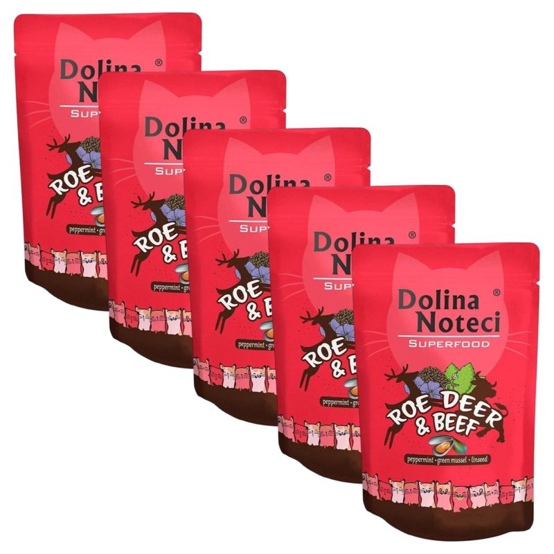 Dolina Noteci Superfood Cat Roe Deer & Beef 5 x 85 g