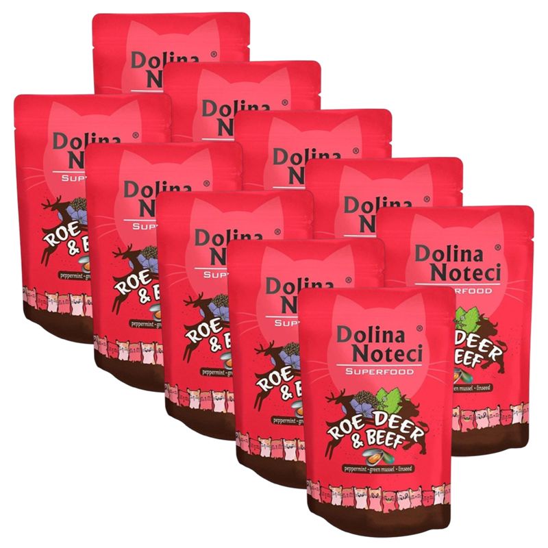Dolina Noteci Superfood Cat Roe Deer & Beef 10 x 85 g