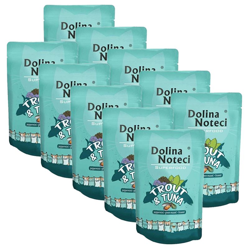 Dolina Noteci Superfood Cat Trout & Tuna 10 x 85 g
