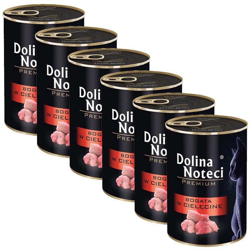 Dolina Noteci Premium Cat Rich in Veal 6 x 400 g