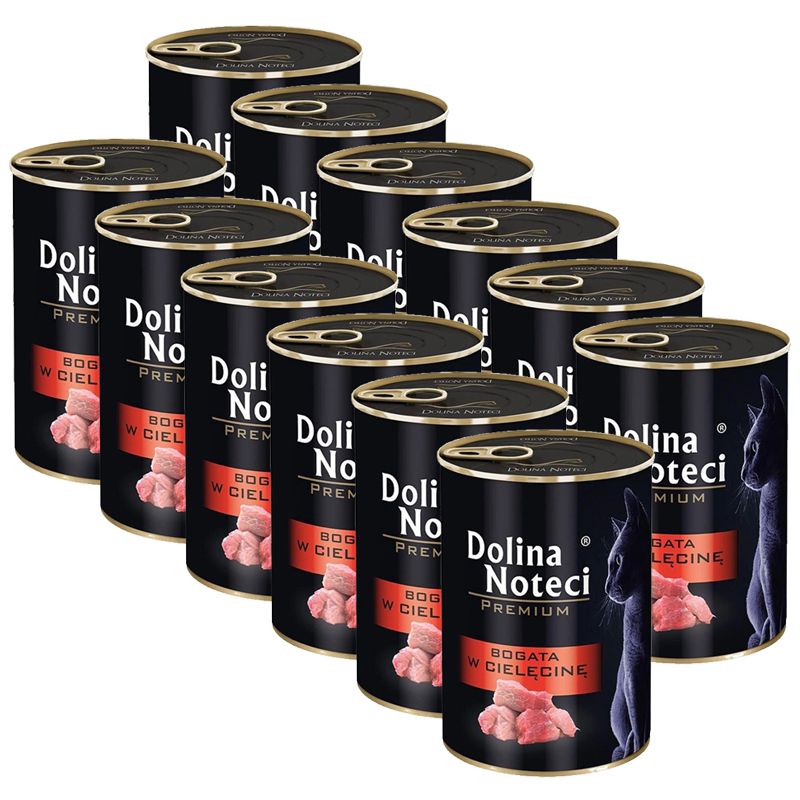 Dolina Noteci Premium Cat Rich in Veal 12 x 400 g