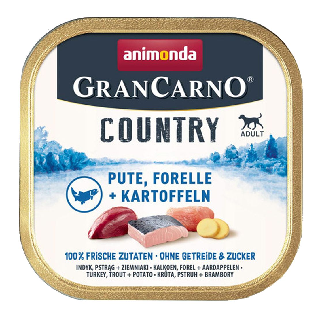 Animonda GranCarno Country Adult – puretina i pastrva 150 g