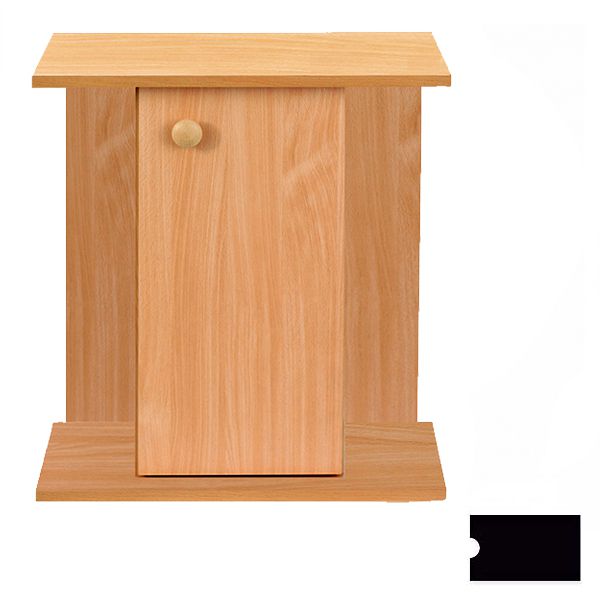 Stol za akvarij COMFORT 60x30x67 cm DIVERSA - CRNA