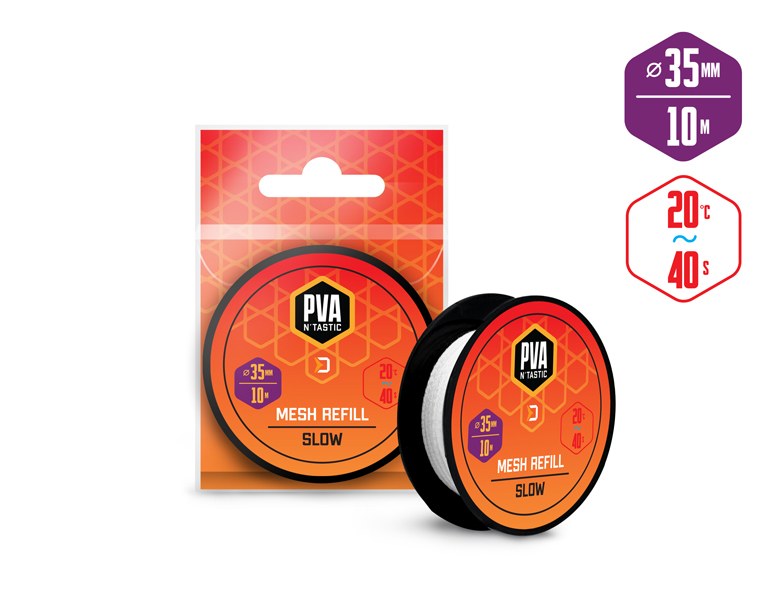 Delphin Zamjenska PVA mrežica n´tastic / 10m - 35mm široka / Sporo topiva