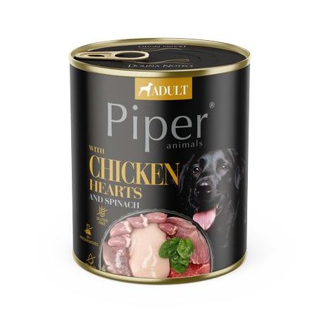 Konzerve Piper Adult s pilećim srcima i špinatom 800 g
