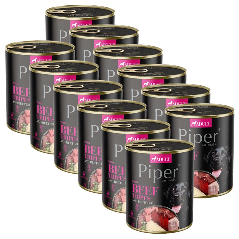 Konzerva Piper Adult s goveđim mesom i crvenom repom 12 x 800 g