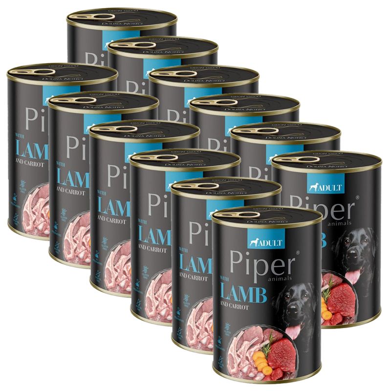 Konzerva Piper Adult s janjetinom i mrkvom 12 x 400 g