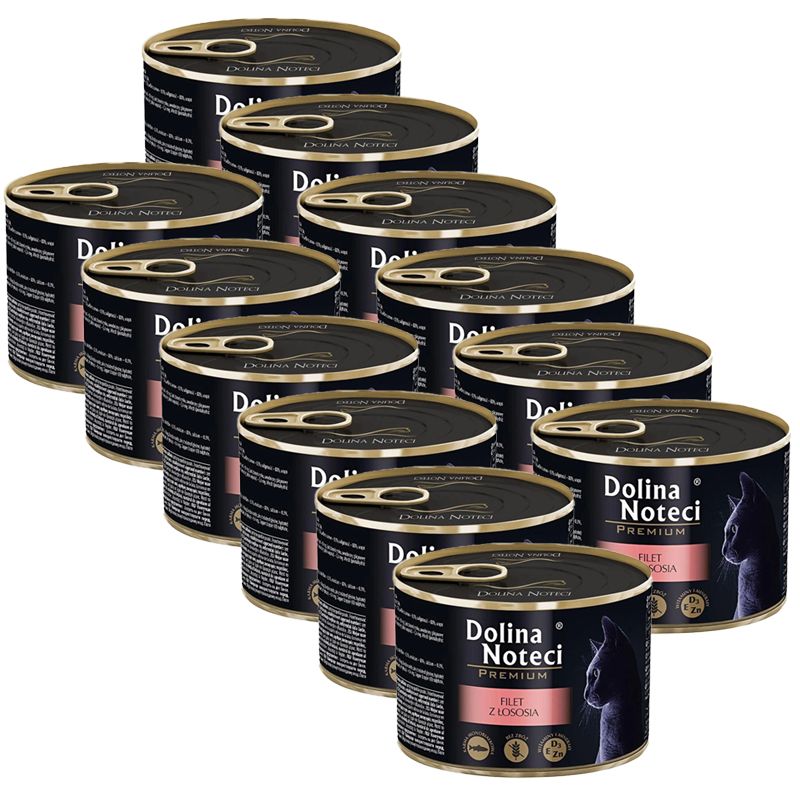 Dolina Noteci Premium Cat Fillet from Salmon 12 x 185 g