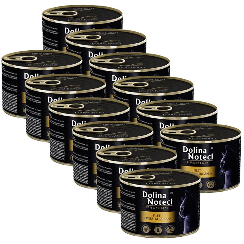 Dolina Noteci Premium Cat Fillet from Chicken Breast 12 x 185 g