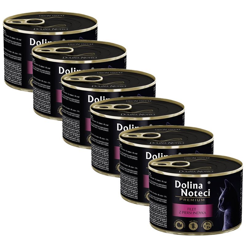 Dolina Noteci Premium Cat Fillet from Turkey Breast 6 x 185 g
