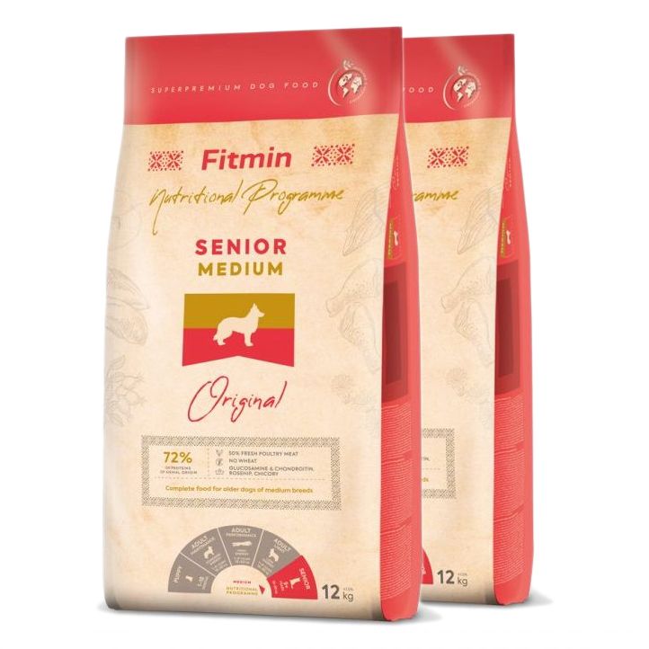 Fitmin MEDIUM Senior 2 x 12 kg