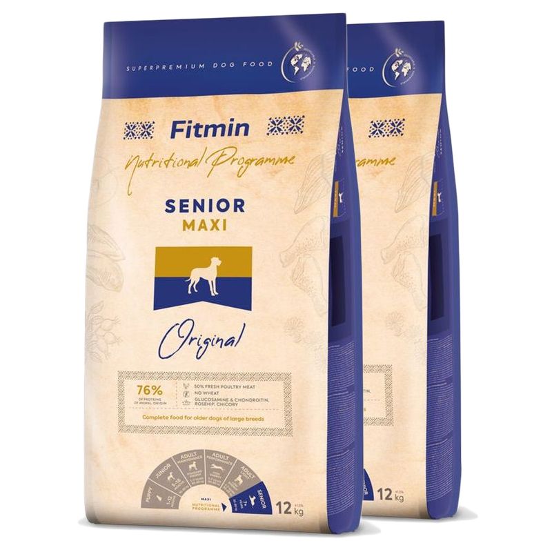 Fitmin MAXI Senior 2 x 12 kg