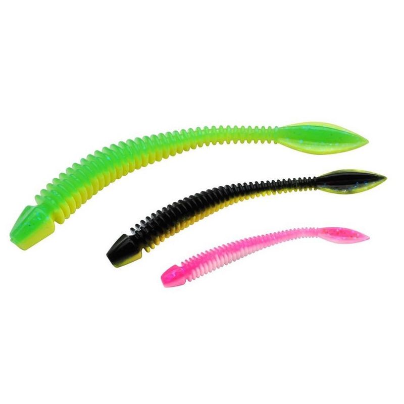 Berkley Gumeni mamac PowerBait Power Flail Pink White 7cm 10kom