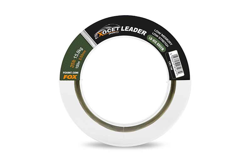 Fox Flaks Exocet Pro Low Vis Green Leader - 100 m 0,50 mm 15,9 kg