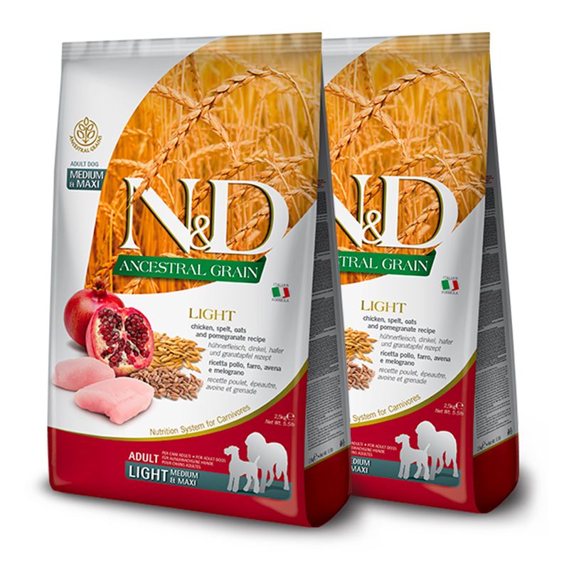 Farmina N&D dog LG Light MEDIUM & MAXI Piletina & Granat 2 x 12 kg