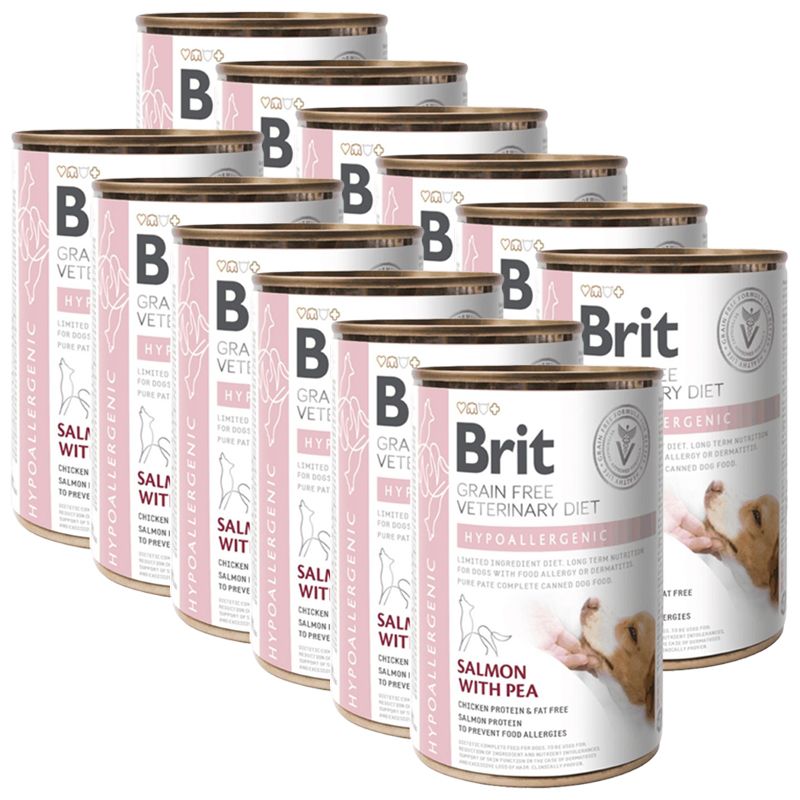 Brit Veterinary Diets GF dog Hypoallergenic 12 x 400 g