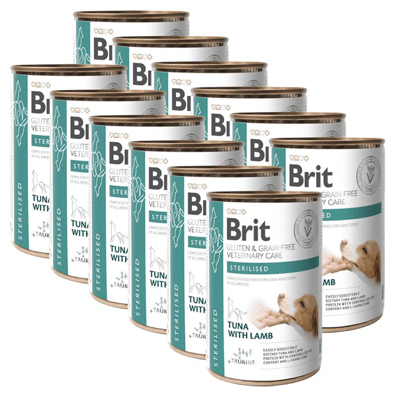 Brit Veterinary Diets GF dog Gluten & Grain free Sterilised 12 x 400 g