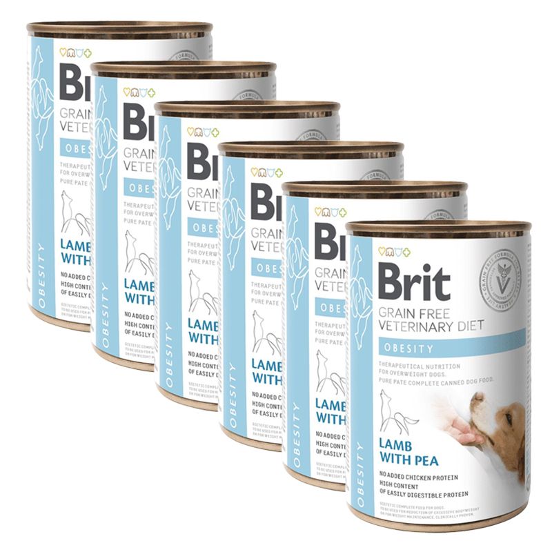 Brit Veterinary Diets GF dog Obesity 6 x 400 g