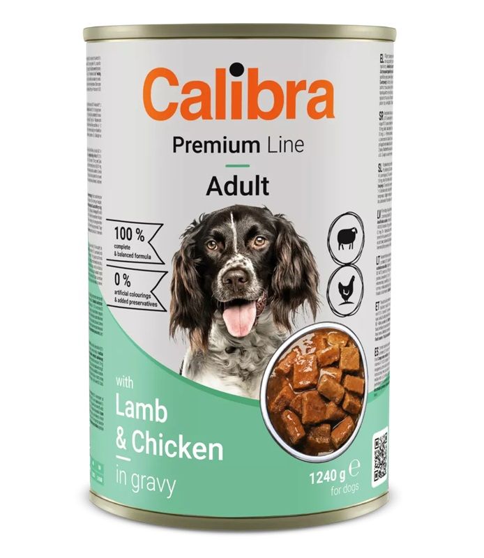 Calibra Dog Premium Adult with Lamb & Chicken 1240 g
