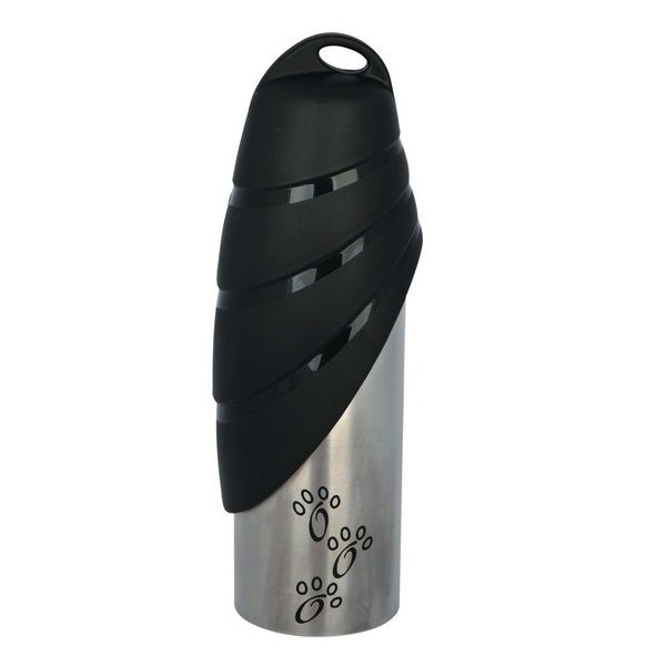 Putna boca s posudom za pse, 750 ml