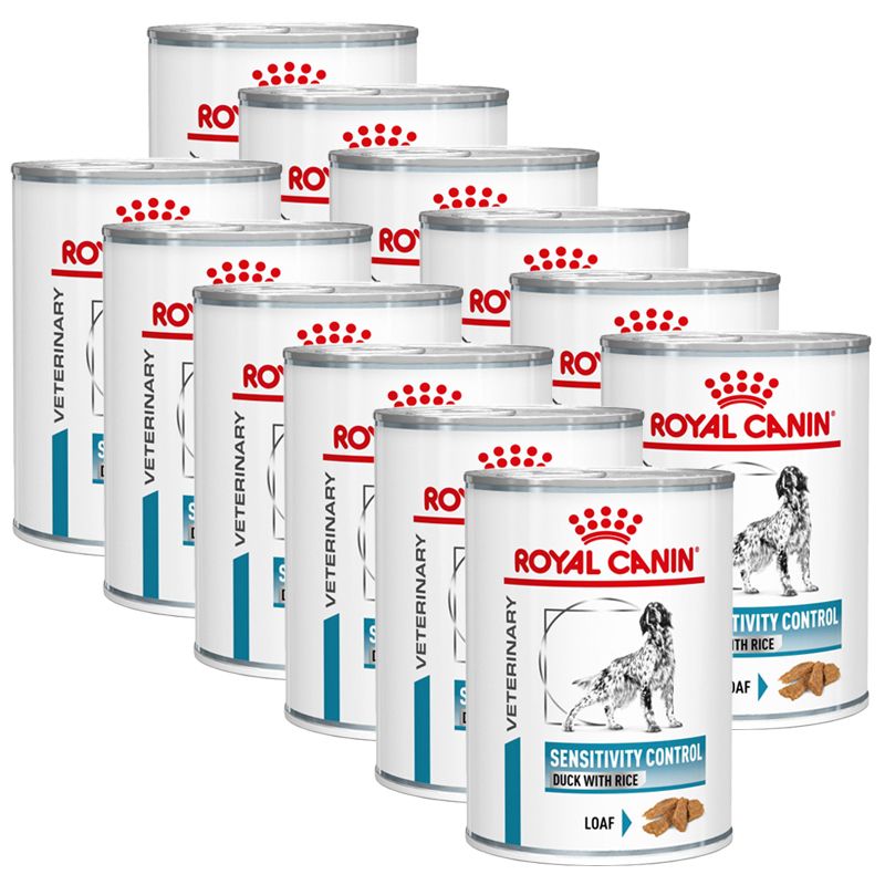 Royal Canin VHN Dog Sensitivity Control Duck Rice Can 12 x 410 g