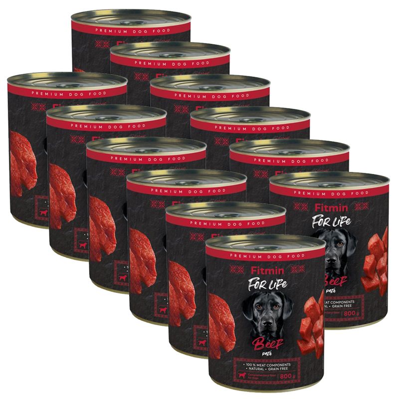 Konzerva Fitmin For Life GOVEDINA pašteta 12 x 800 g