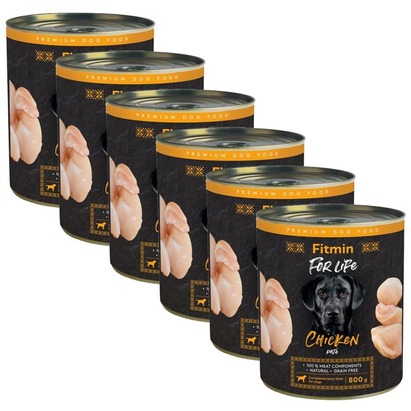 Konzerva Fitmin For Life PILEĆI pašteta 6 x 800 g