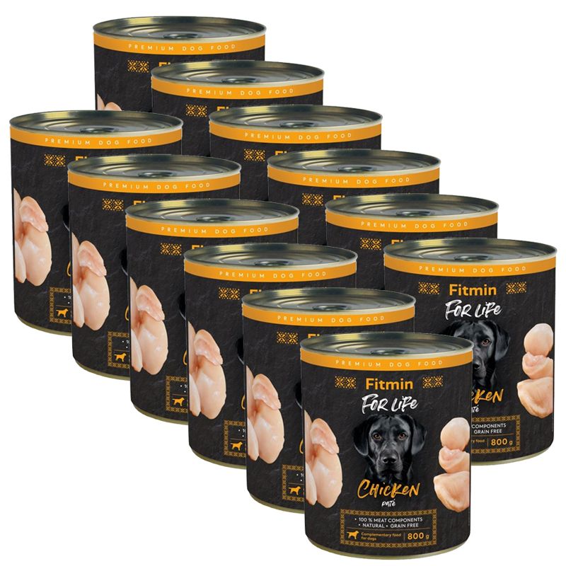 Konzerva Fitmin For Life PILEĆI pašteta 12 x 800 g