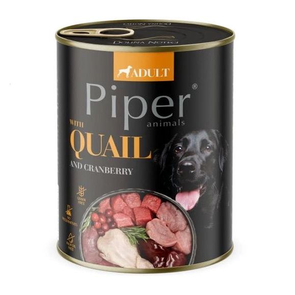 Konzerva Piper Adult s prepelicom i brusnicama 800 g