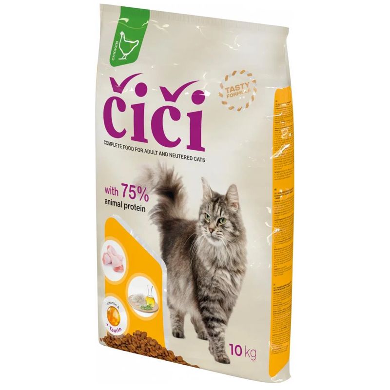 ČIČI suho krmivo za mačke - piletina 10 kg