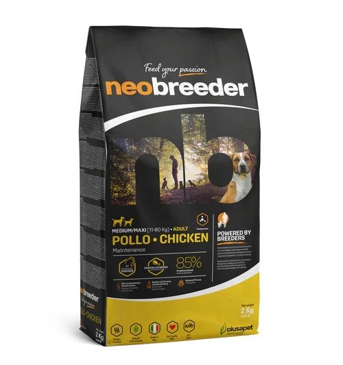Alleva NEO BREEDER dog adult medium & maxi chicken 2 kg