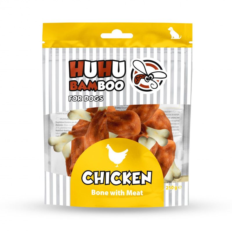 HuhuBamboo Kosti s piletinom 250 g