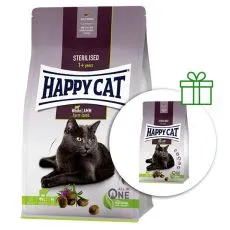 Happy Cat Sterilised Weide-Lamm / Janje 1,3 kg 1+1 BESPLATNO