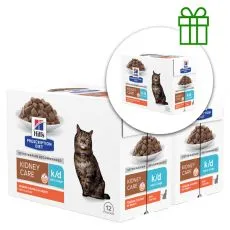 Hill's Prescription Diet Feline Early Stage Kidney Care k/d Piletina 12 x 85 g, 2+1 GRATIS