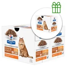 Hill's Prescription Diet k/d + Mobility Njega bubrega za mačke 12 x 85 g, 2+1 BESPLATNO