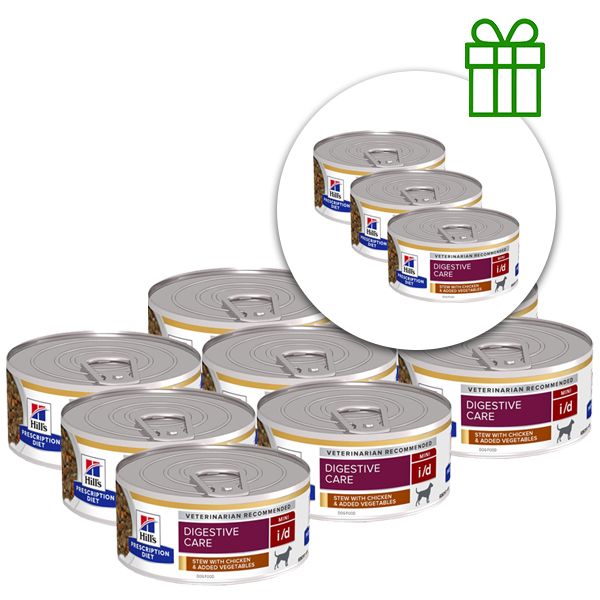 Hill's Prescription Diet i/d Stew Mini Njega probave konzerva za pse 156 g, 9+3 GRATIS