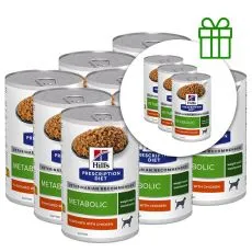 Hill's Prescription Diet Metabolic Regulacija tjelesne težine konzerva za pse 370 g, 9+3 GRATIS
