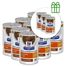 Hill's Prescription Diet c/d Multicare Stew Njega mokraćnog sustava za pse 354 g, 9+3 GRATIS