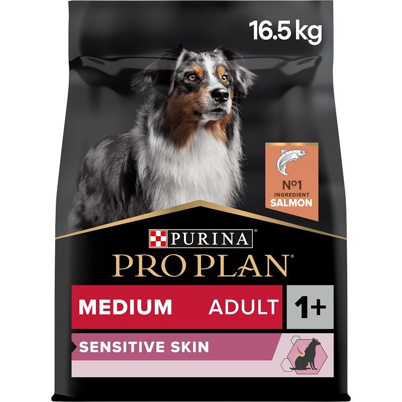 PRO PLAN MEDIUM ADULT Sensitive Skin losos 14kg + 2,5kg