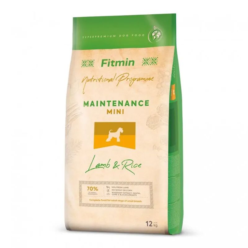 Fitmin Maintenance Mini Lamb & Rice 12 kg