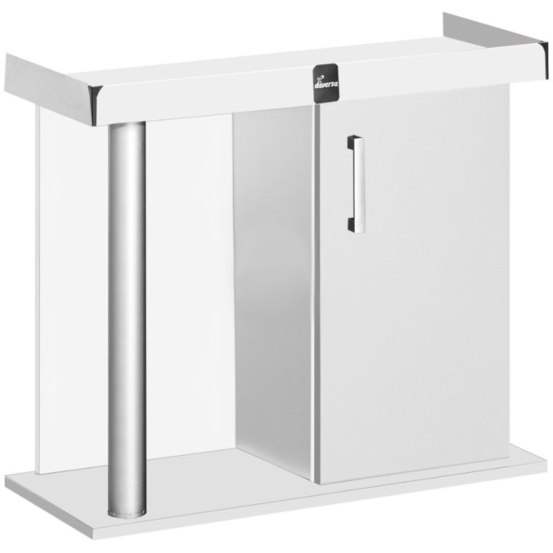 Stol za akvarij COMFORT 80x35x67 cm DIVERSA - BIJELI