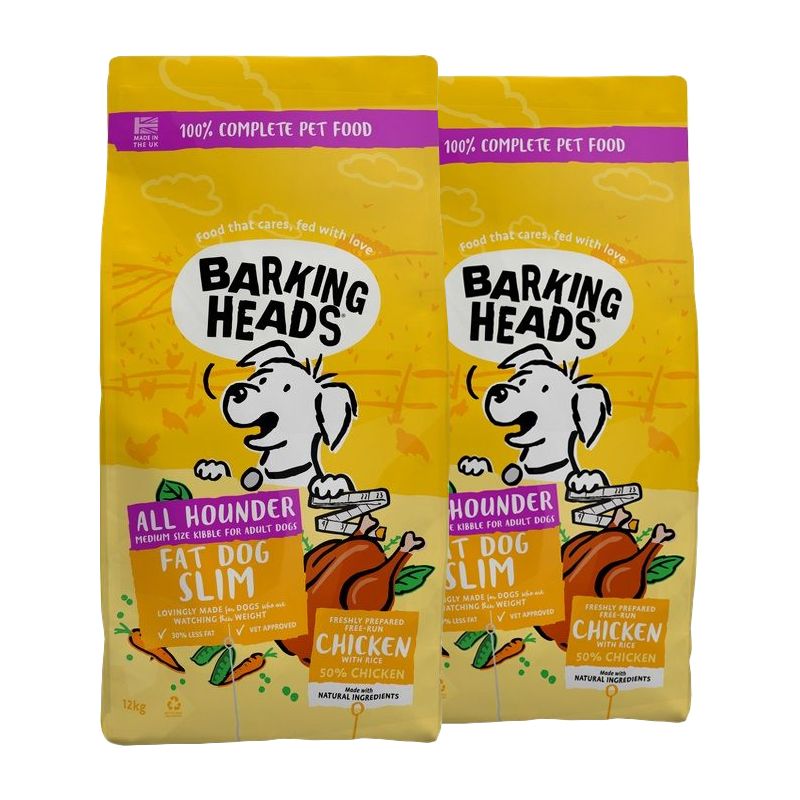 Barking Heads All Hounder Fat Dog Slim Chicken 2 x 12 kg