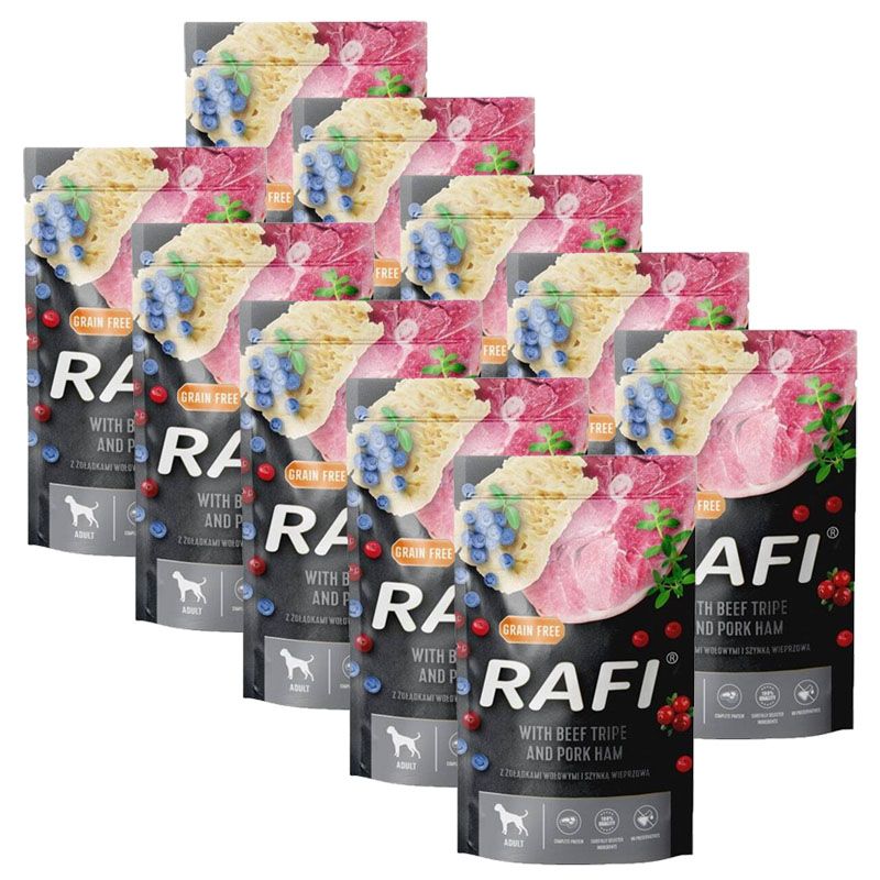 Rafi Adult GF Paté with Beef Tripe and Pork Ham 10 x 500 g