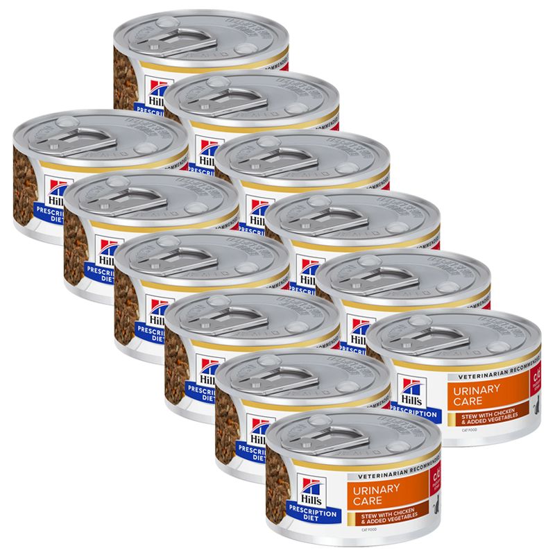 Hill's Prescription Diet Feline Stew c/d Urinary Stress s piletinom i povrćem 12 x 82 g